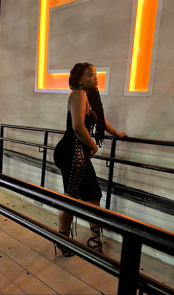 Lola’s Tie Strapped Maxi Dress