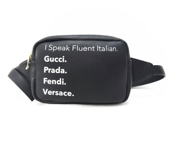 I Speak Fluent Italian Purse