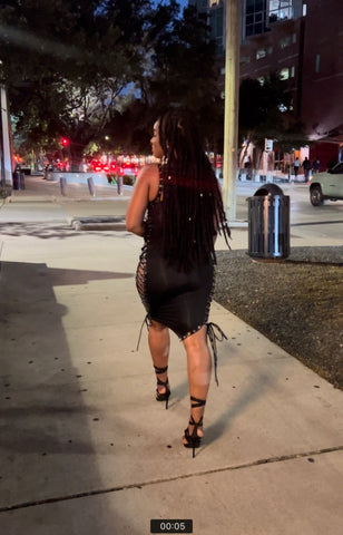 Lola’s Tie Strapped Maxi Dress