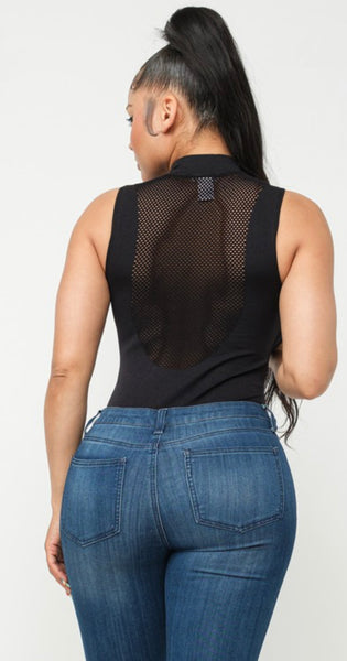 All Over Fishnet Bodysuit