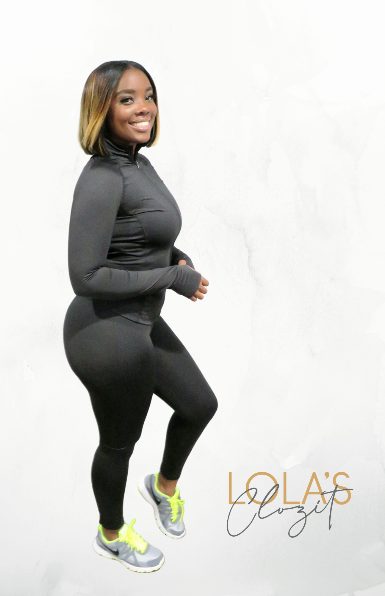 Zipper Jacket Legging Set