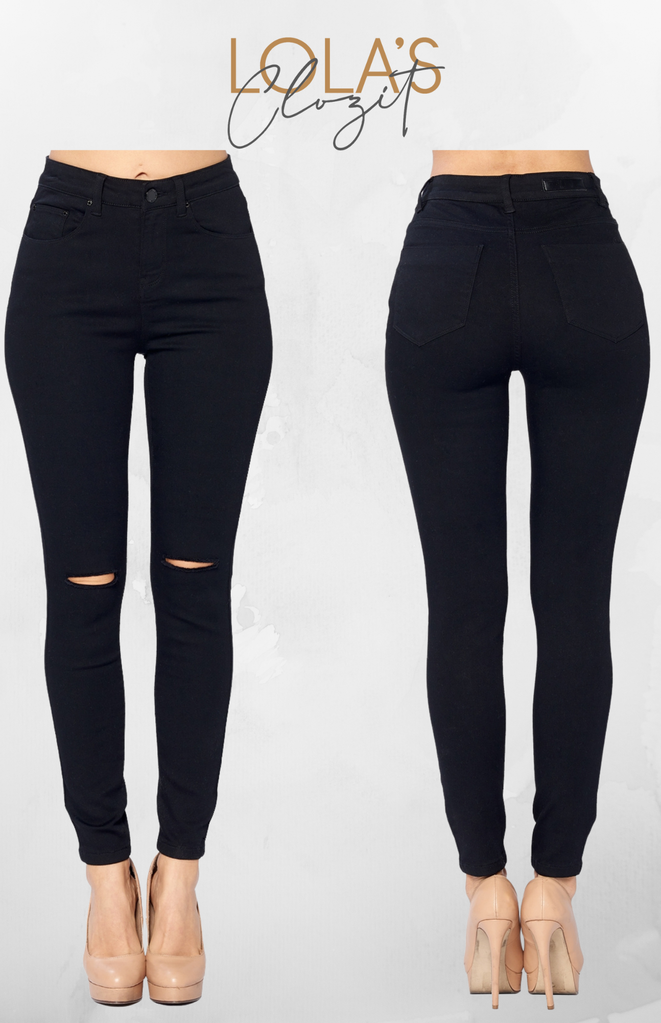 Black Ripped Jeans