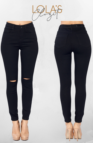 Black Ripped Jeans