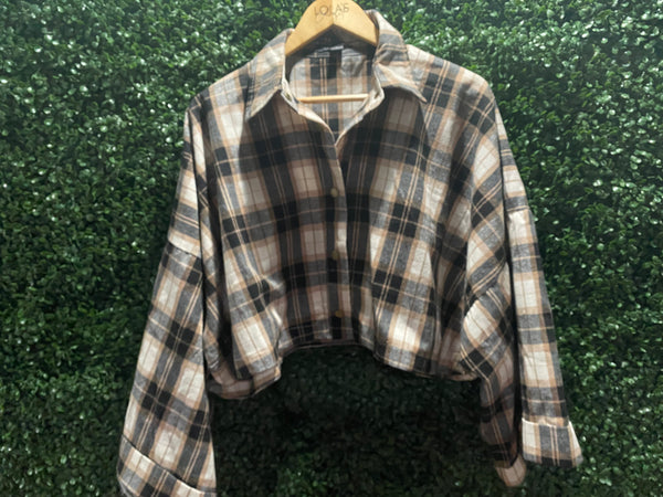 Plaid Down Top