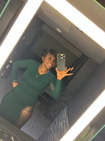Cut out Midi Dress