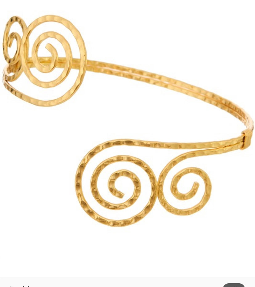 90s Coil Arm Bracelet